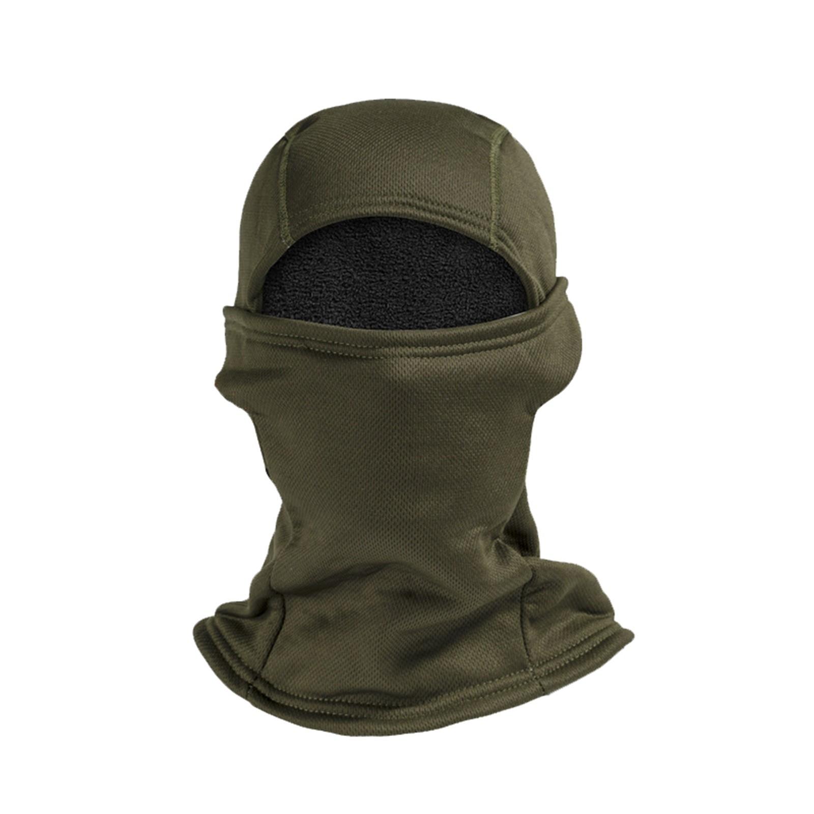 

Ветрозащитная маска для мотоцикла, лыж, велоспорта, регулируемая, полнолицевая One Size армия зеленый