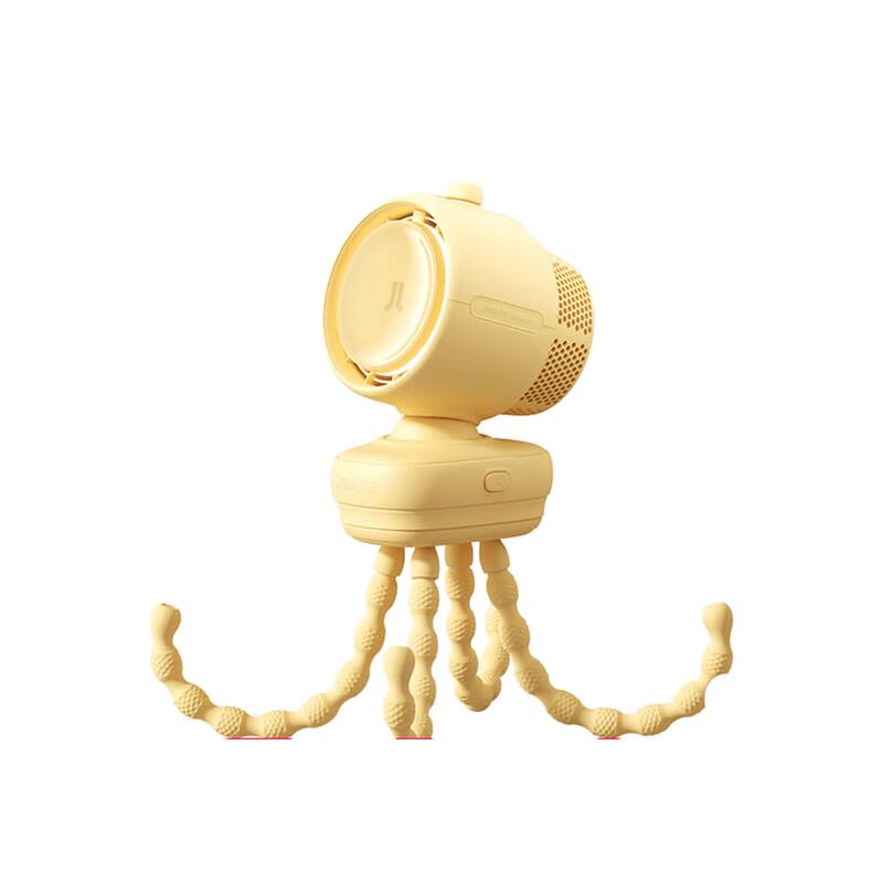 Jisu Portable Oscillating Octopus Stroller & Desk Fan
