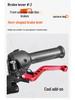 Adjustable Bull Horn Brake Levers for Little Monkey M3 Motorcycle - Front & Rear Disc Brake Modification