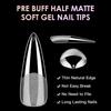 Vayve Soft Gel Nail Tips Artificial Nail Nail Extension Set- False Nails Full Cover Soft Nail Tip | Nail Salons DIY Nail Art with Box (Pack of 120