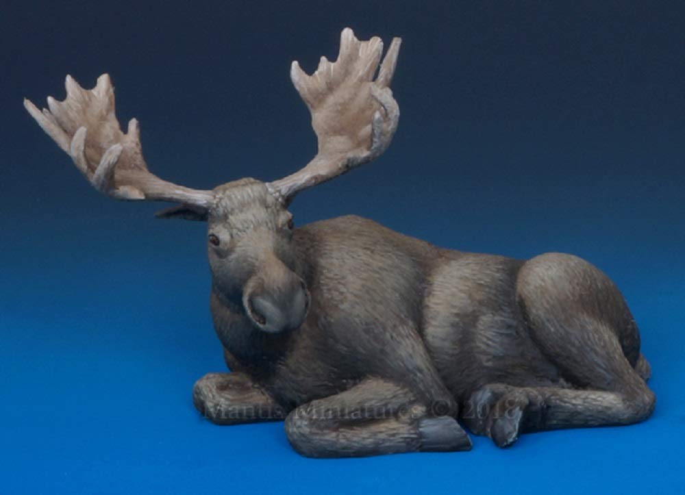 Mantis Miniatures 1/35 Scale Animal Series Animal Set 31 Moose Resin Kit Man35111
