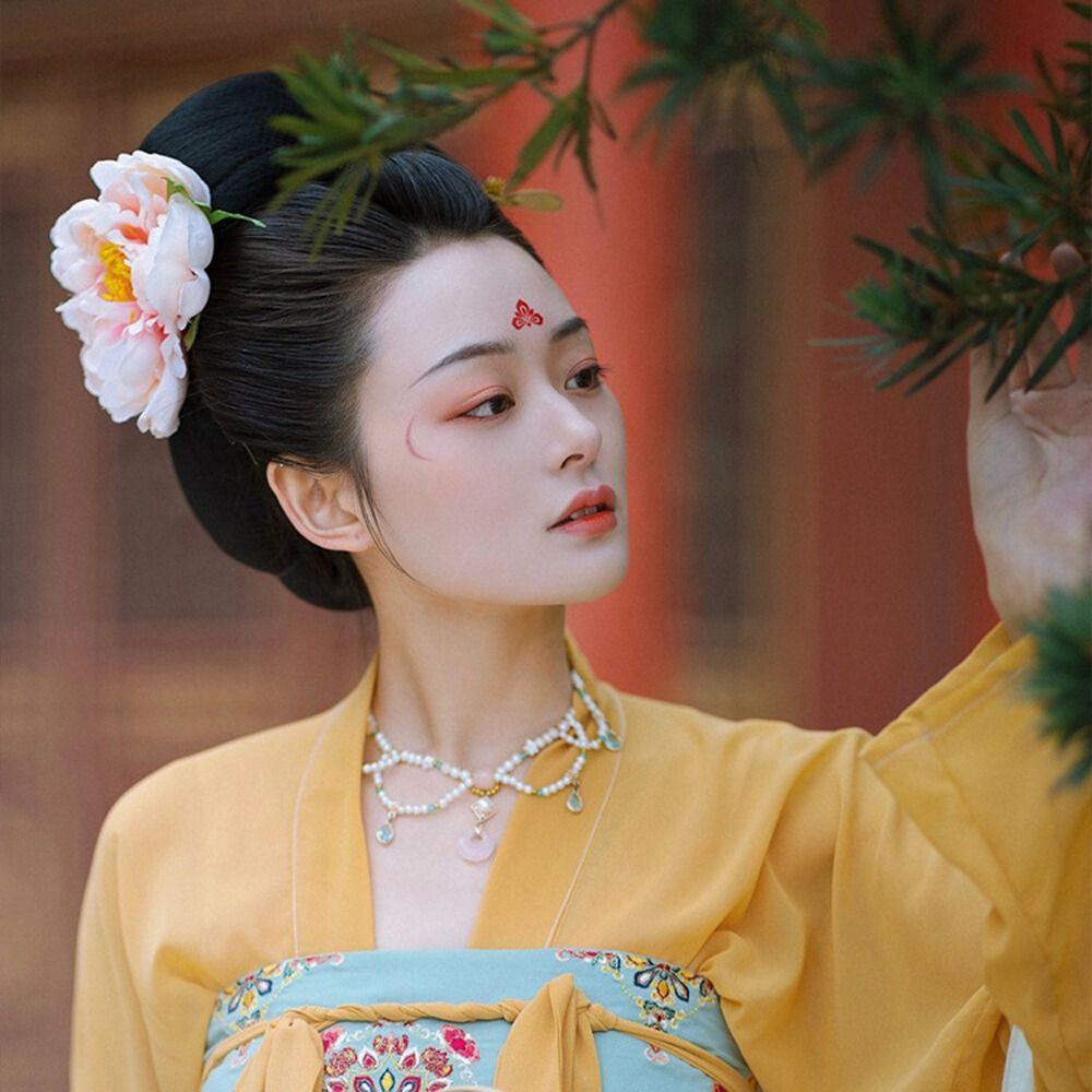 Ancient Girls Women Traditional Hanfu Hair Pads Cosplay Wig Fairy Wig Bag Retro Hair Chignon