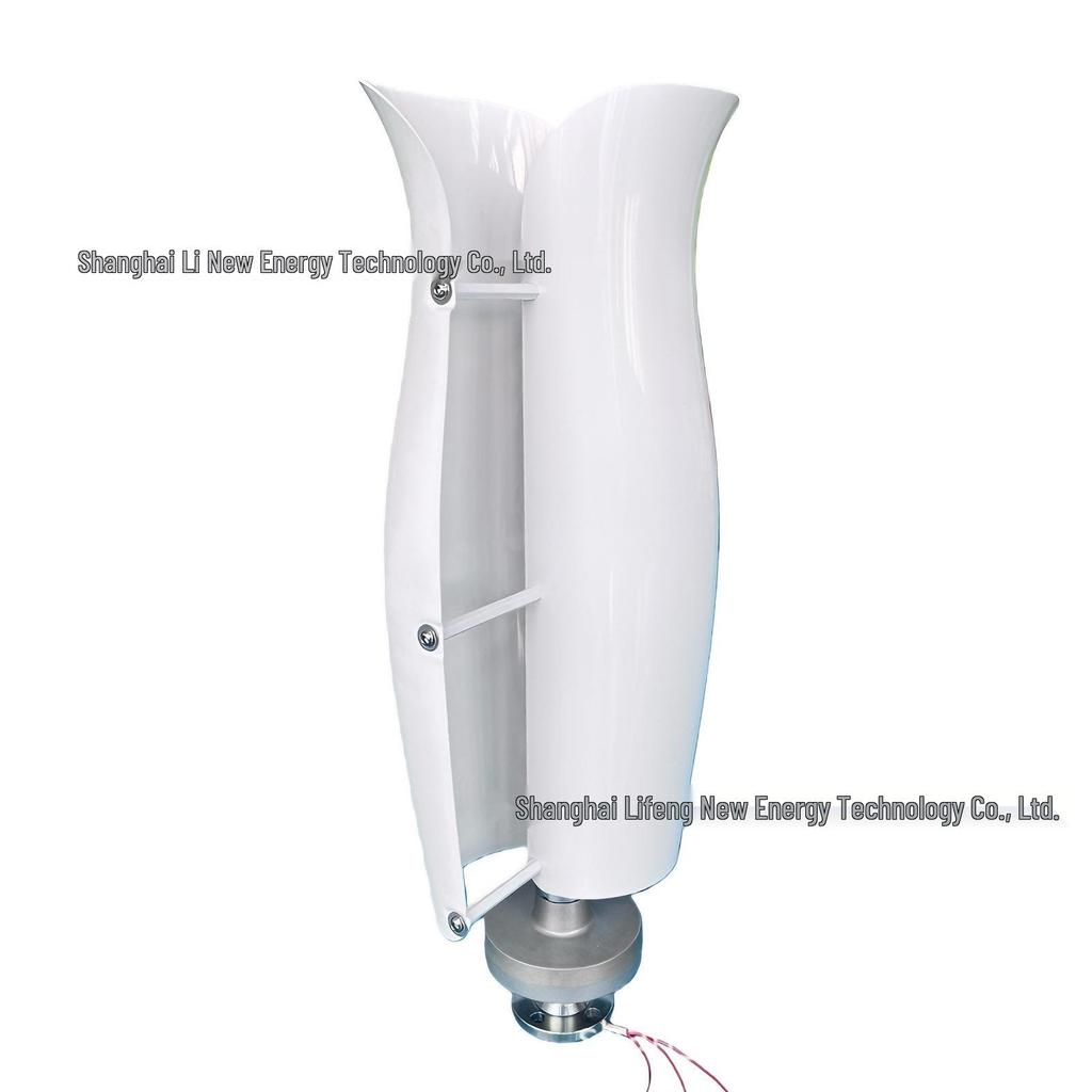 Tulip Vertical Axis Low Noise Wind-Solar Hybrid Power System