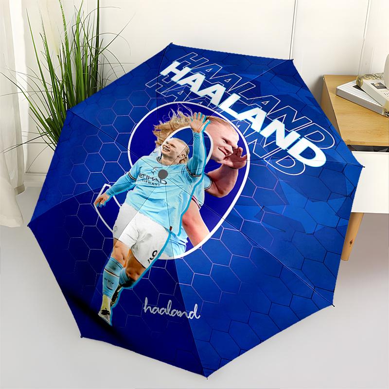 

Haaland, Automatic Opening and Closing Umbrella, Compact Travel Umbrella, Lightweight and Portable, Suitable for Beach Commuting Business