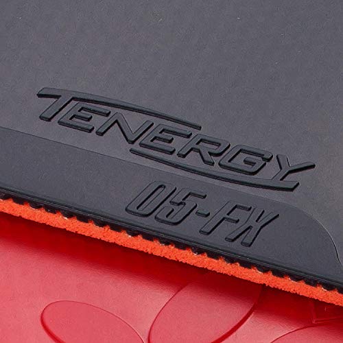 Butterfly Table Tennis Rubber, Tenergy 05 FX, Inner Soft, Tension (Spin), 05900, Black, Extra Thick