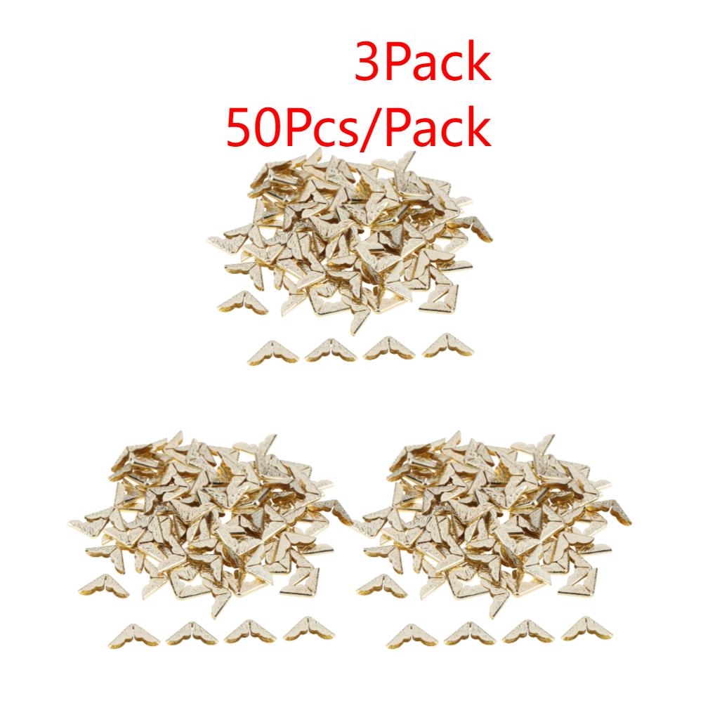 100-500Pcs Scrapbooking Albums Corner Protector Card File Menu Metal Book Corner for Scrapbooks Photo Albums Decorative Corners