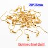  20x17mm Multi Styles Stainless steel DIY Earring Findings Clasps Hooks Jewelry Making Accessories Earwire