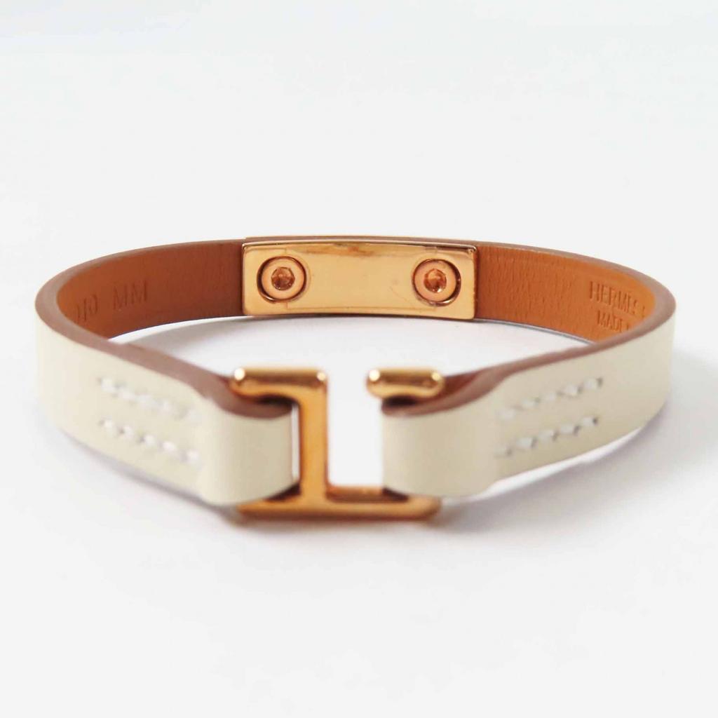 Pristine HERMES bracelet Rivalmini Bracelet Kle leather Women Used