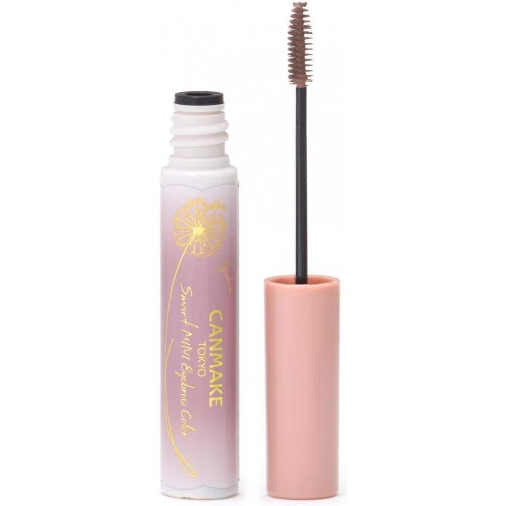 

Canmake Smart Mini Цвет бровей 03 Сакура Коричневый 4,9 г Тушь для бровей Мини-кисть Водонепроницаемая горячая вода Off 03 Сакура Коричневый