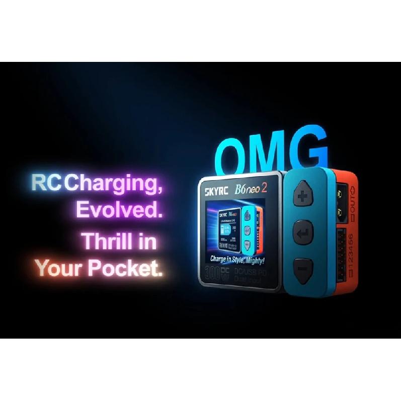 NEW SKYRC B6neo 2 Smart Charger Multi-Function Smart Charger DC 300W PD 80W LiPo/LiFe/Lilon/LiHV/NiMH/NiCd/Pb Battery Charger
