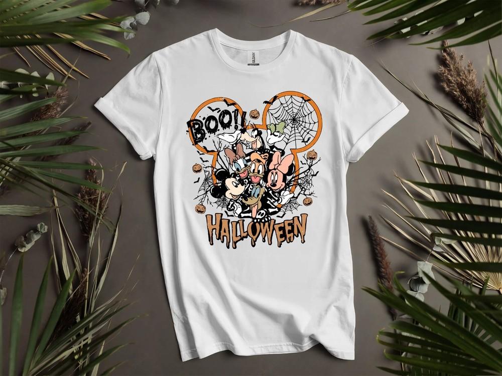 Boo Halloween Mickey#039;s Friends Tshirt T shirt Men Women Unisex Tshirt K1025 Unisex T-Shirt XXL