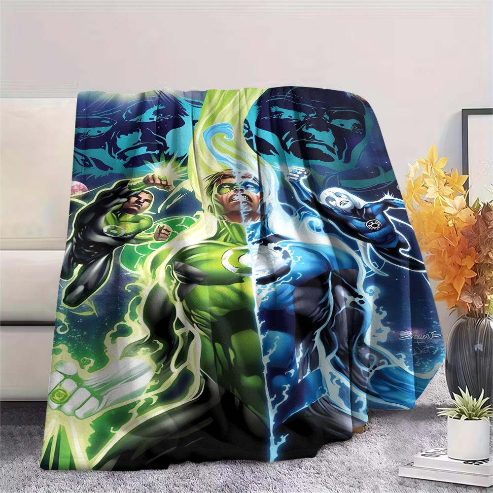 1Pc Alien Earth Print Flannel Blanket, High Quality Comfortable for All Seasons, Home Decor, Warmth and Comfort, Perfect for Christmas Gifts
