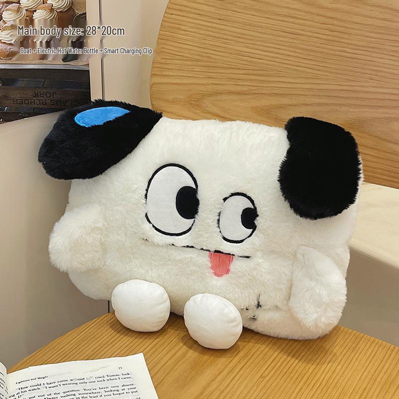 Rechargeable Plush Hot Water Bottle - Explosion-Proof Hand Warmer, 2024 Style Electric Bed Warmer.