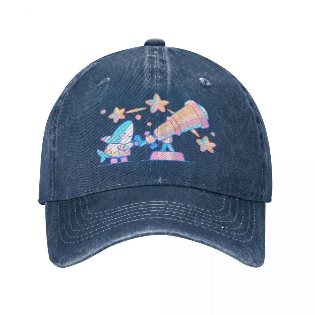 Star Shark Baseball Cap Trucker Hats Sunscreen Hat Beach Man Hat Women'S