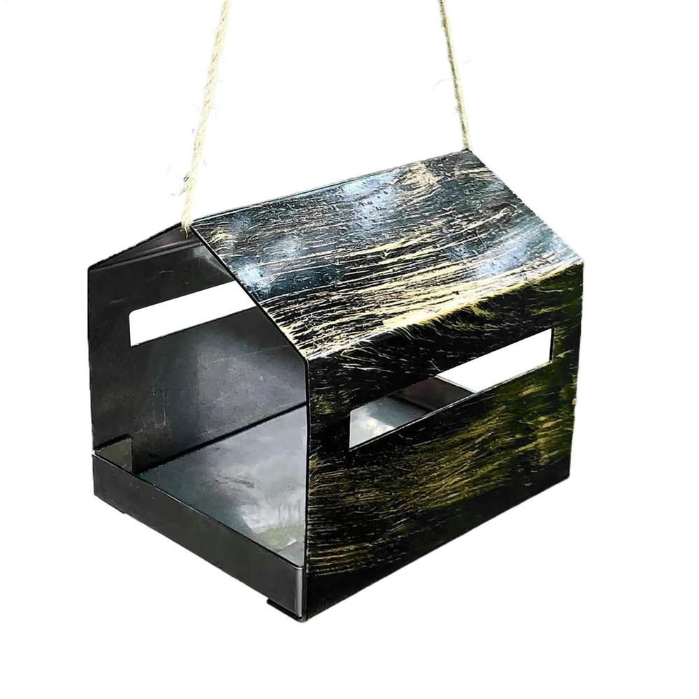 Outdoor Bird Feeder Garden Bird Feeder Outdoor Garden Decoration Hangable Feeding House For Backyard Balcony Camping Tree Home