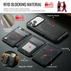 MAGKING K3 Series For iPhone 17 Pro Case Compatible with MagSafe Wallet PC + TPU + PU Phone Cover