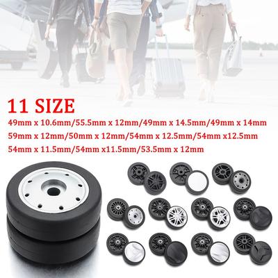 Durable Suitcase Parts Axles Suitcase Wheels Replacement with Screw Replace Wheels Travel Luggage Wheels Luggage Accessories