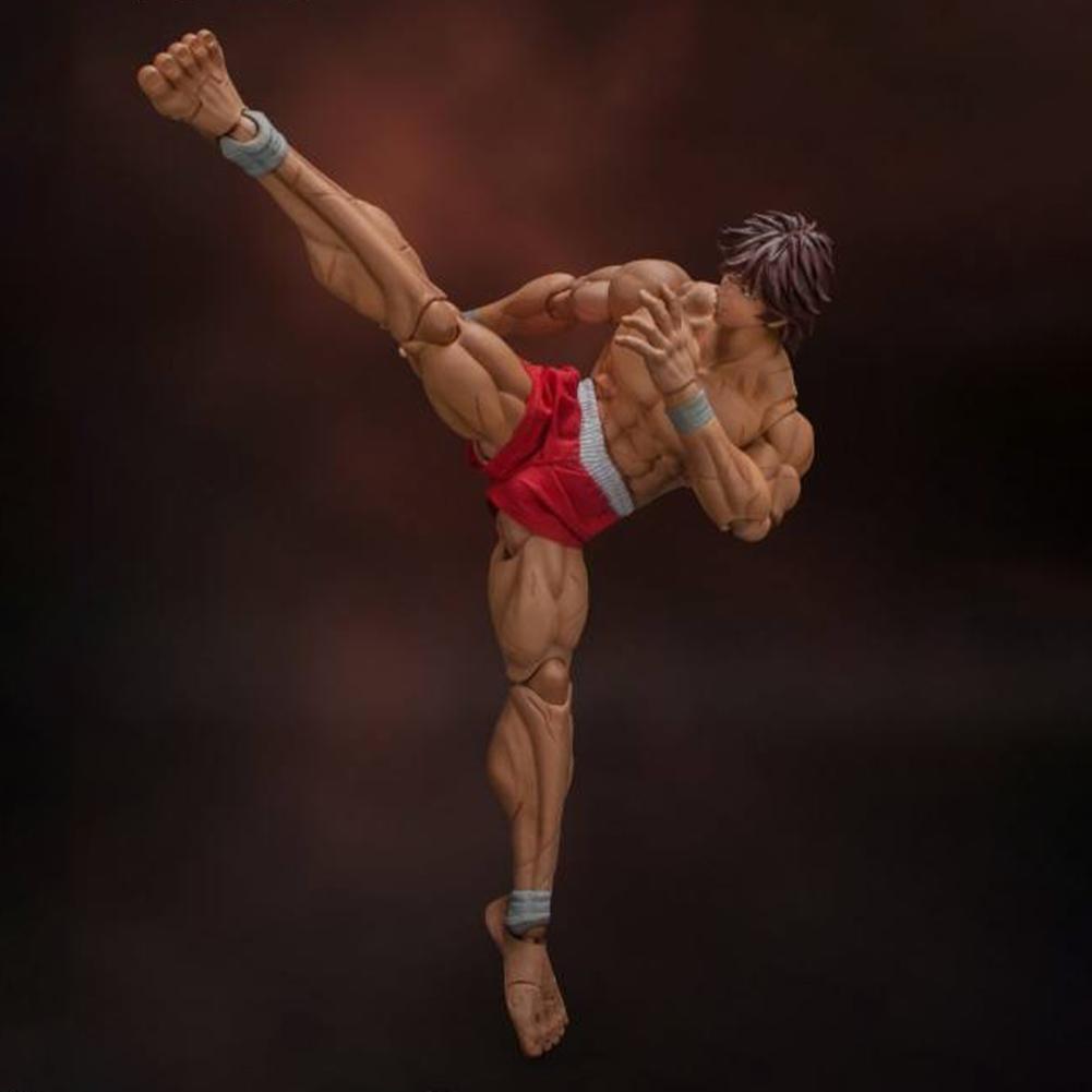 Anime Hanma Yurjiro Figure Statue Desk Decoration Hanma Yujiro Action Figure Strongest Organisms Movable Figurine Model Toy Present