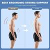 Lumbar Back Belt with Waist Pad Adjustable Breathable Waist Trainer Anti-skid Spine Lumbar Support Belt Lower Back Stress Relief
