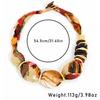 Statement Colorful Beads Necklace Handmade for Woman Girl Wedding Party Jewelry