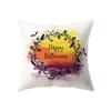 Pumpkin Print Halloween Theme Pillow Cover Sofa Cushion  Holiday Gift Party Decoration Home Decor