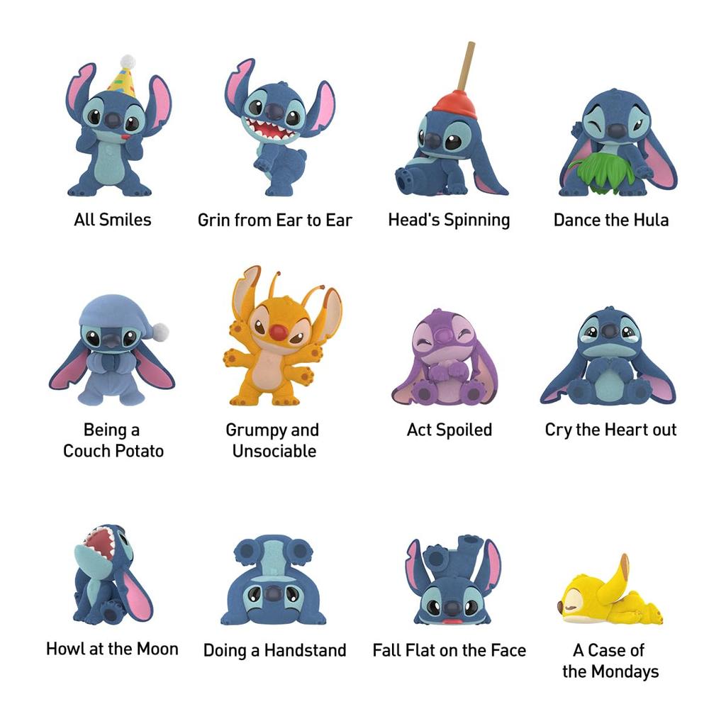 POP MART DISNEY Stitch Little Emotions Series Pop Mart Gachapon Blind Box Figure Plastic Model Premium Toy PVC Soft Vinyl Original Character Birthday