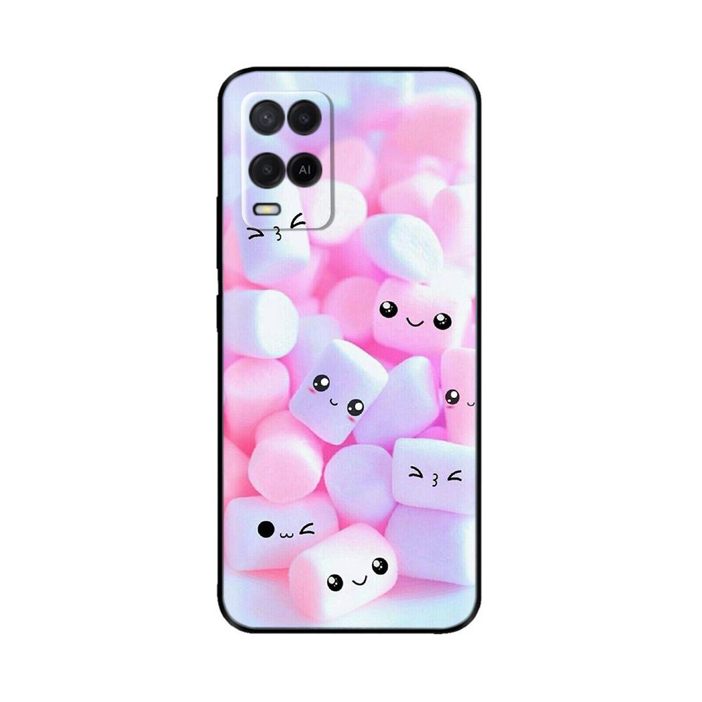 For Oppo A54 A74 Case Soft Black Silicone TPU Phone Back Cover for Oppo A54 4G CPH2239 A54 5G CPH2195 A74 4G 5G Case Cover Coque