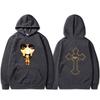 Hot Rapper Tupac 2pac Cross Hoodie Unisex Hip Hop Oversized Streetwear  Fashion Casual Fleece Cotton Pullover Hoodies