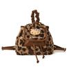 Fashion Leopard Print Boys And Girls Backpack Cute Kitten Kindergarten Baby Schoolbag Autumn And Winter Children'S Backpack Tide