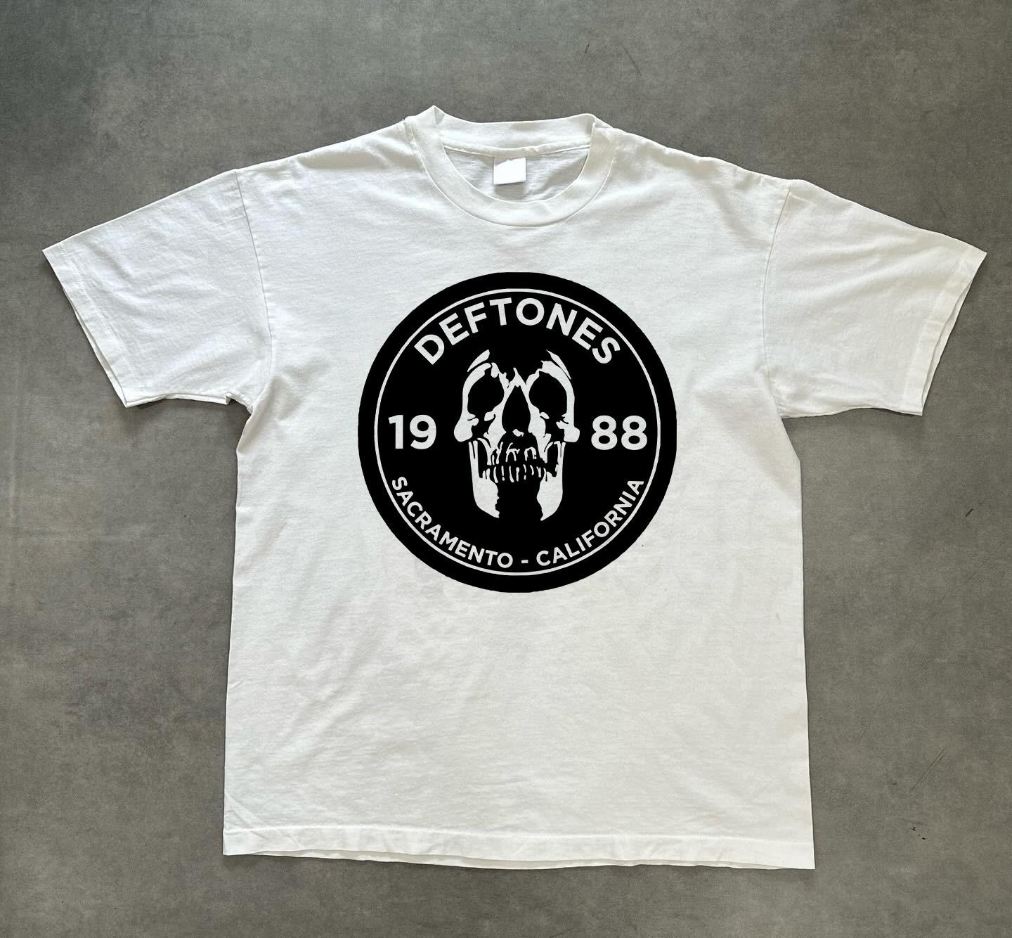 DEFTONES Sacramento Skull 1988 White Unisex T-shirt Size S-5XL XXXXL