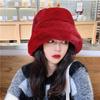 Hot Fashion Fake Rabbit Fur Hats Super Soft Women Winter Hat Cotton Lining Warm Russian Fashion Ski Beanies Plush Solid Color