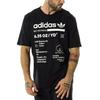 Adidas Originals Kaval Graphic Print Short-Sleeve T-Shirt Men Tops Black White DM2085