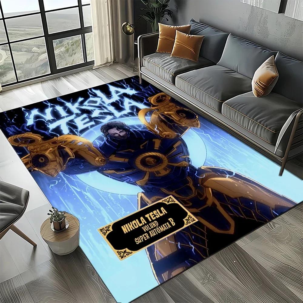 3D Cartoon Record of Ragnarok Anime 27 Style New Carpet Rug for Living Room Bedroom Home Sofa Decoration,Kids Non-slip Floor Mat