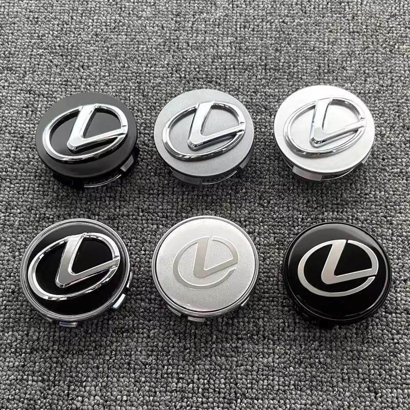 4Pcs 62MM Car Emblem Wheel Center Cover Hub Accessories For Lexus GS IS LS500h ES260 ES300h RX350h NX260 UX260 LM LC RZ450e TX