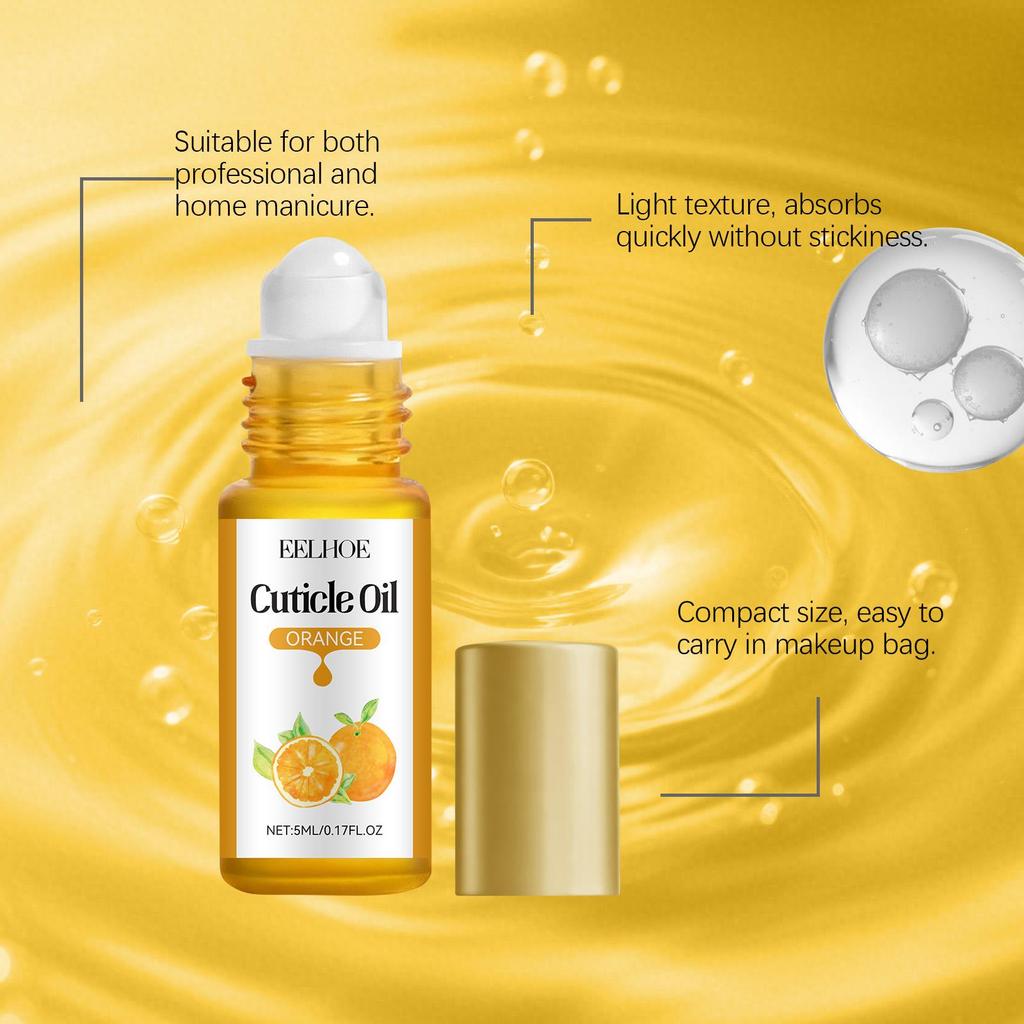 Gentle Nourishing Cuticle Oil - Moisturizing Nail & Cuticle Care, Daily Use Formula, Portable & Long-Lasting Shiny Smooth Nails