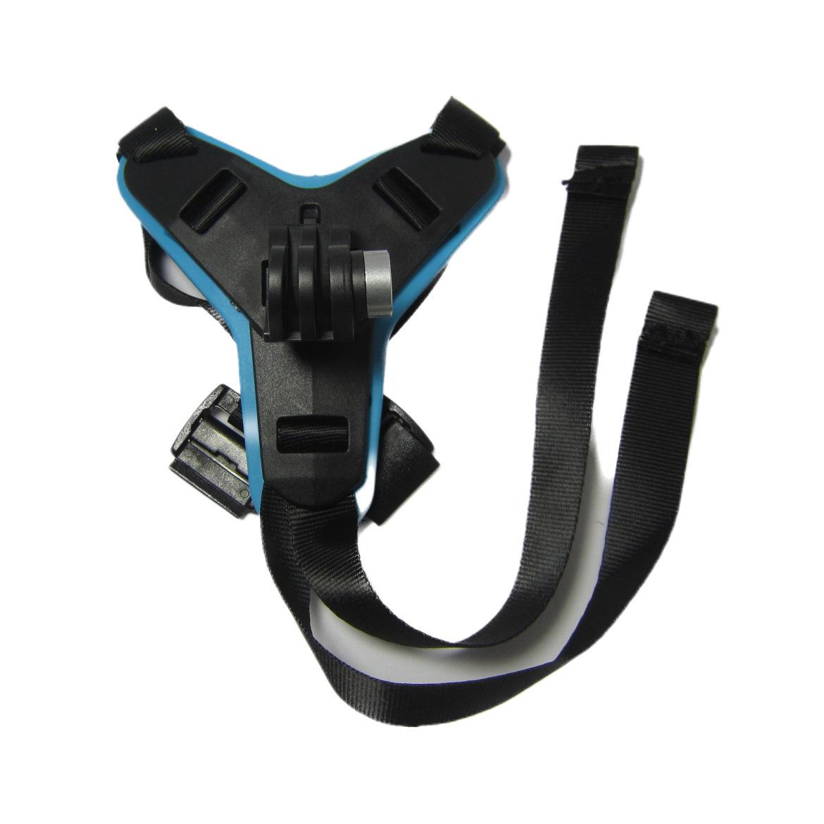 Крепление-ремень для камеры GoPro для велосипедного и мотоциклетного шлема, держатель телефона на подбородок