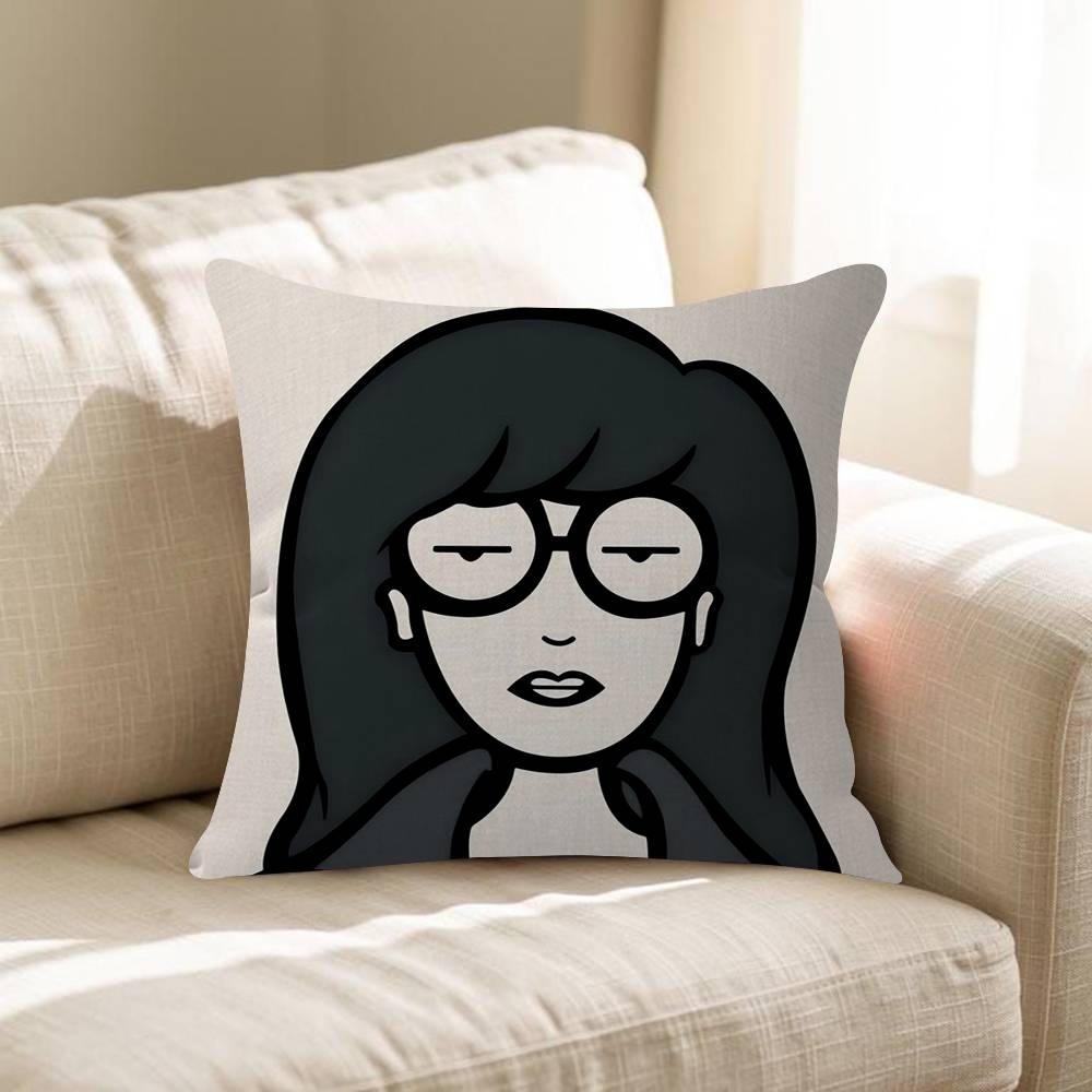 Cartoon DDaria Cushion Cover 30x50 Polyester Sofa Cushions Decorative Throw Pillows Home Decoration Pillowcover