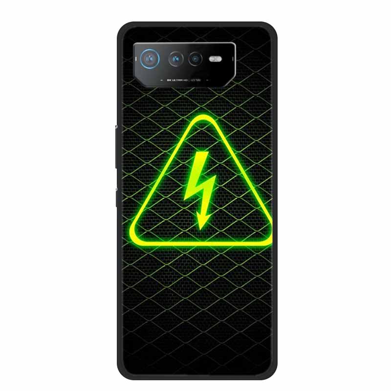 Für Asus ROG Phone 6 Pro Hülle Phone6 Pro Coque Schwarzes TPU Silikon Weiche Rückabdeckung Hülle Für Asus ROG Phone 6D Ultimate Handyhülle