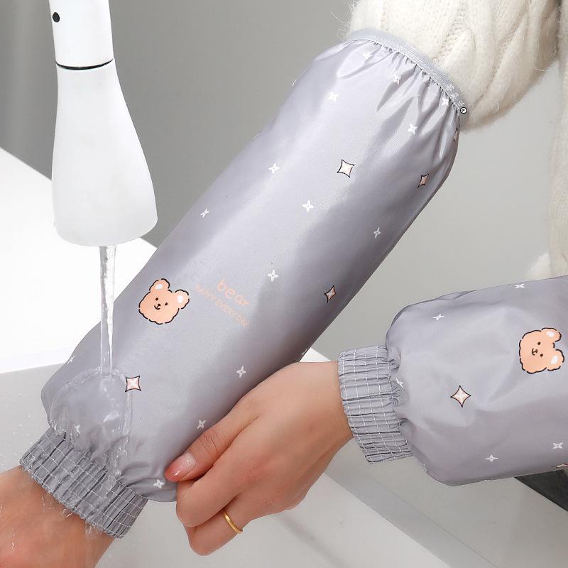 Waterproof Mini Bear Kitchen Sleeve Covers for Autumn and Winter - Oil & Dirt Resistant