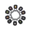 5V Projection Lights Christmas Lamp Usb Night Light Christmas Ambiance Skull Ghost Switchable Pattern Projection