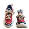 Autumn big-toed and wide-footed sneakers running daddy shoes platform soles