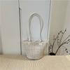 Underarm Commuter Bag with Hollow Interior, Tote Bucket Bag, Simple Shoulder Bag
