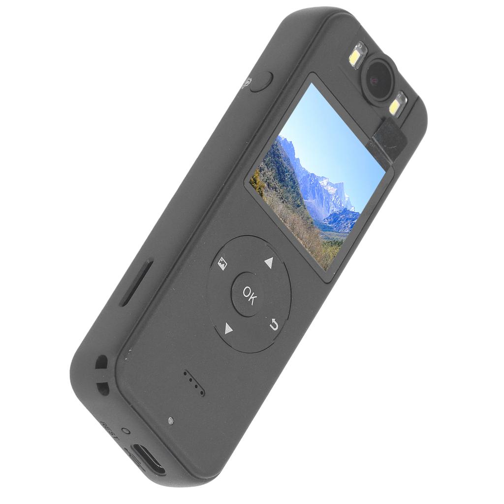 Body Worn Camera Multifunctional Wireless WiFi HD 4K Back Clip Portable Video Recorder for Meeting