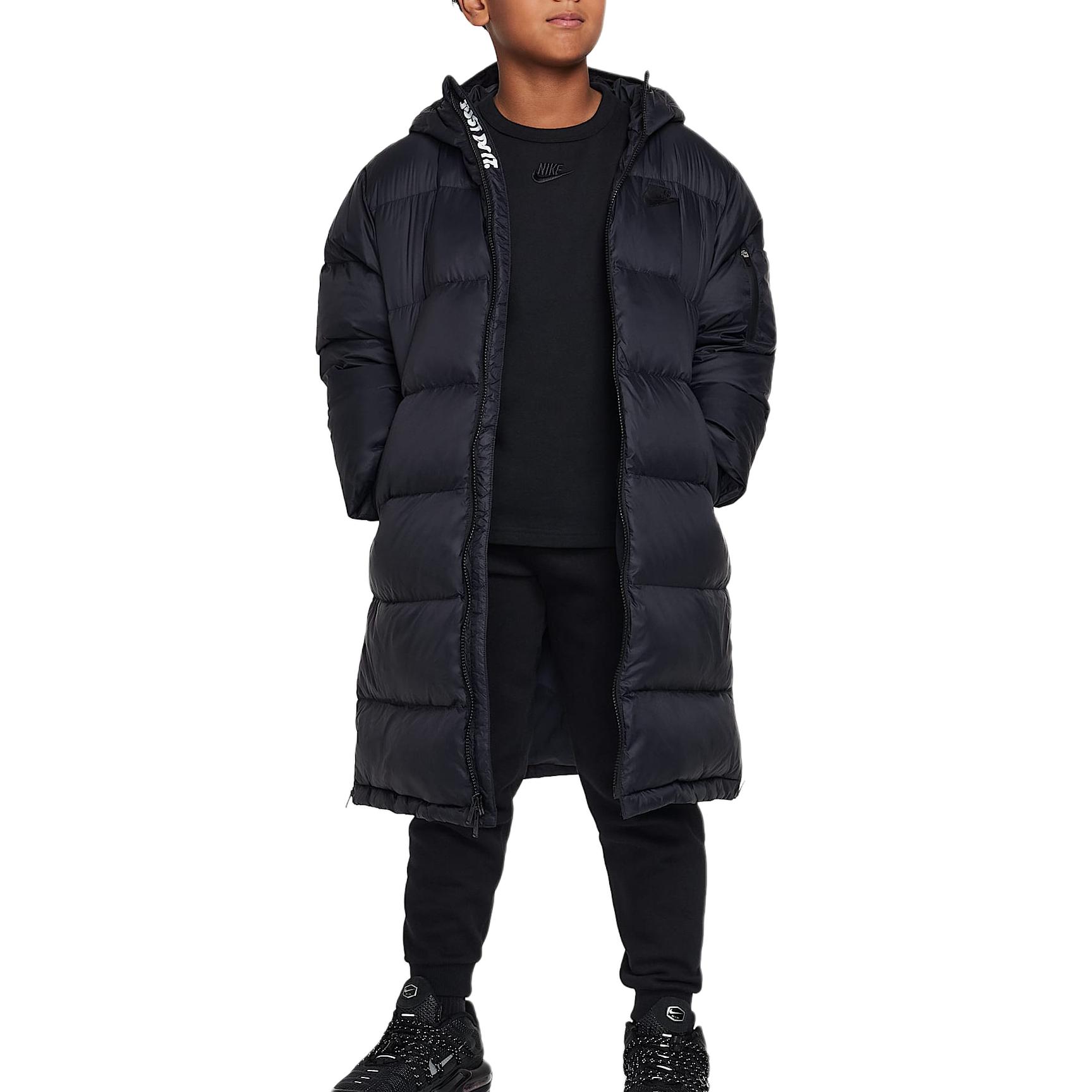

Nike Futura Comfortable Skin-Friendly Simple Soft Kids Outerwear Black HQ8507-010 S