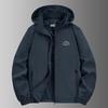 Jacket Men's Stand-Up Collar Jacket Hooded Jacket Windproof Waterproof Loose Casual Youth Sports Top