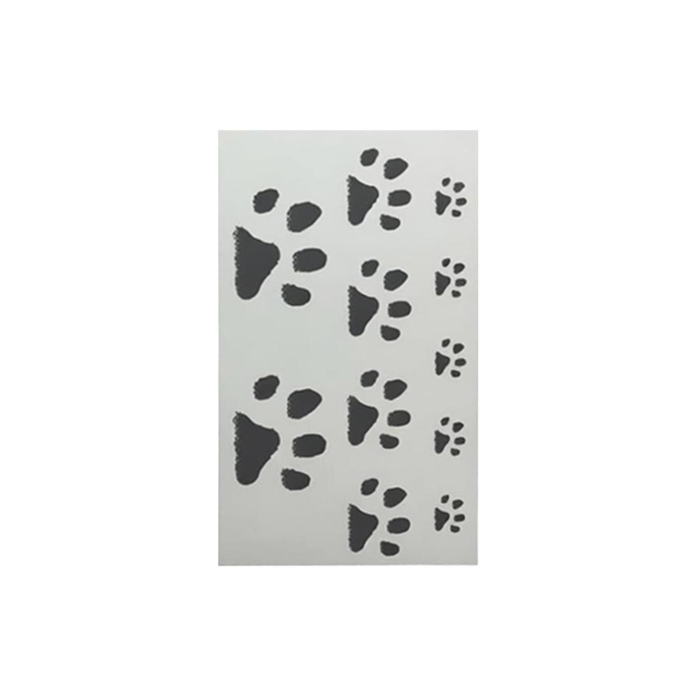 

Waterproof Cat Paw Temporary Tattoos INS Style Body Art Decals Gifts чорний
