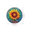 New Antique Color Dyed Hummingbird Iris Japonica Window Glass Electrostatic Sticker Detachable Decorative Film Home Decorations