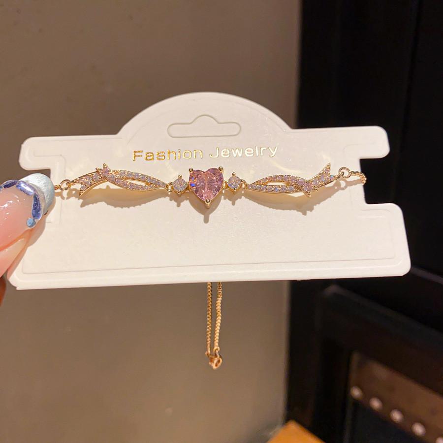 Herzförmiges Schmuckarmband Handgefertigt Kupfer Elegantes Geschenk Für Frauen Sommer