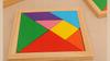 Tangram Mini Gra Logiczna Układanka Kreatywna Klocki Drewniane Puzzle