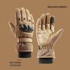 Luvas Táticas de Inverno para Esqui com Forro de Lã para Homem: À Prova de Frio, Antiderrapante, Resistente ao Desgaste para Uso ao Ar Livre, Ciclismo e Motociclismo